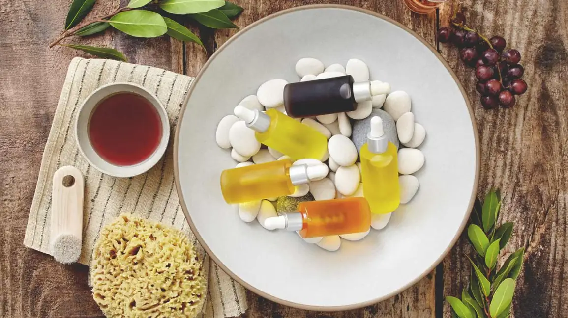 Natural solutions for sleep options presented on a table